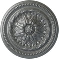 thumbnail image 1 of Ekena Millwork 16"OD x 2 1/4"P Wigan Ceiling Medallion, Hand-Painted Platinum, 1 of 6