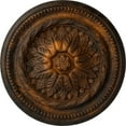 thumbnail image 1 of Ekena Millwork 16"OD x 2 1/4"P Wigan Ceiling Medallion, Hand-Painted Rust, 1 of 6