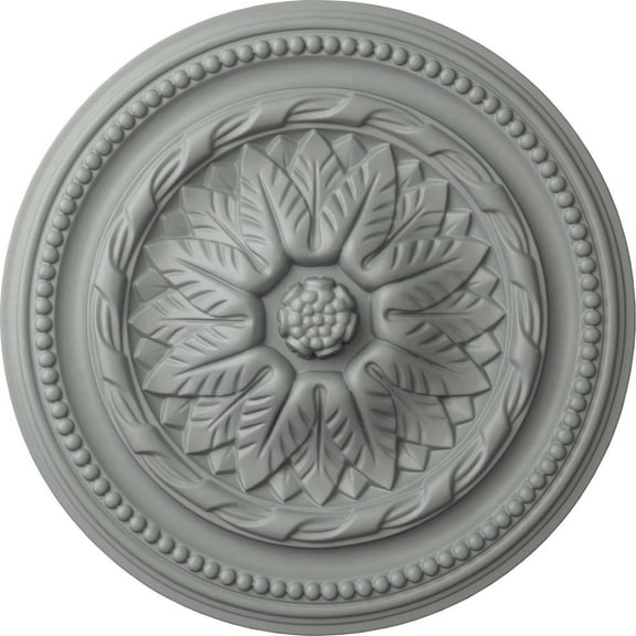 Ekena Millwork 16"OD x 2 1/4"P Wigan Ceiling Medallion