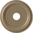 thumbnail image 1 of Ekena Millwork 16"OD x 3 1/2"ID x 1 3/8"P Traditional Thermoformed PVC Ceiling Medallion (Fits Canopies up to 9 1/2"), Universal Metallic Champagne Mist, 1 of 5
