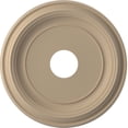 thumbnail image 1 of Ekena Millwork 16"OD x 3 1/2"ID x 1 3/8"P Traditional Thermoformed PVC Ceiling Medallion (Fits Canopies up to 9 1/2"), UltraCover Satin Smokey Beige, 1 of 5