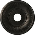 thumbnail image 1 of Ekena Millwork 16"OD x 3 1/2"ID x 1"P Berkshire Thermoformed PVC Ceiling Medallion (Fits Canopies up to 7"), Textured Metallic Moonlight Copper, 1 of 10