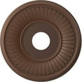 thumbnail image 1 of Ekena Millwork 16"OD x 3 1/2"ID x 1"P Berkshire Thermoformed PVC Ceiling Medallion (Fits Canopies up to 7"), Universal Aged Metallic Rust, 1 of 10