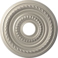thumbnail image 1 of Ekena Millwork 16"OD x 3 1/2"ID x 1"P Cole Thermoformed PVC Ceiling Medallion (Fits Canopies up to 4 1/2"), Bright Coat Aluminum, 1 of 10