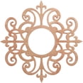 thumbnail image 1 of Ekena Millwork 16"OD x 5 1/4"ID x 1/4"T Dijon Wood Fretwork Pierced Ceiling Medallion, Cherry, 1 of 3