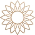 thumbnail image 1 of Ekena Millwork 16"OD x 5 5/8"ID x 1/4"T Daisy Wood Fretwork Pierced Ceiling Medallion, Alder, 1 of 3