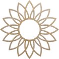 thumbnail image 1 of Ekena Millwork 16"OD x 5 5/8"ID x 3/8"T Daisy Wood Fretwork Pierced Ceiling Medallion, Birch, 1 of 3