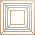 thumbnail image 1 of Ekena Millwork 16"OD x 5 7/8"ID x 3/8"T Raven Wood Fretwork Pierced Ceiling Medallion, Alder, 1 of 3