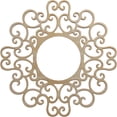 thumbnail image 1 of Ekena Millwork 16"OD x 6 1/8"ID x 3/8"T Reims Wood Fretwork Pierced Ceiling Medallion, Birch, 1 of 3