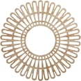 thumbnail image 1 of Ekena Millwork 16"OD x 6"ID x 1/4"T Cornelius Wood Fretwork Pierced Ceiling Medallion, Red Oak, 1 of 3
