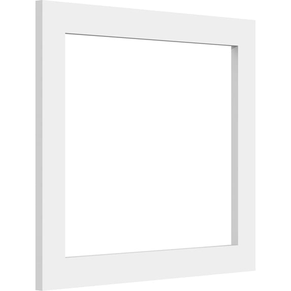 Ekena Millwork 16"W x 14"H x 3/8"P Prescott Decorative Wall Panel (Two-Piece)