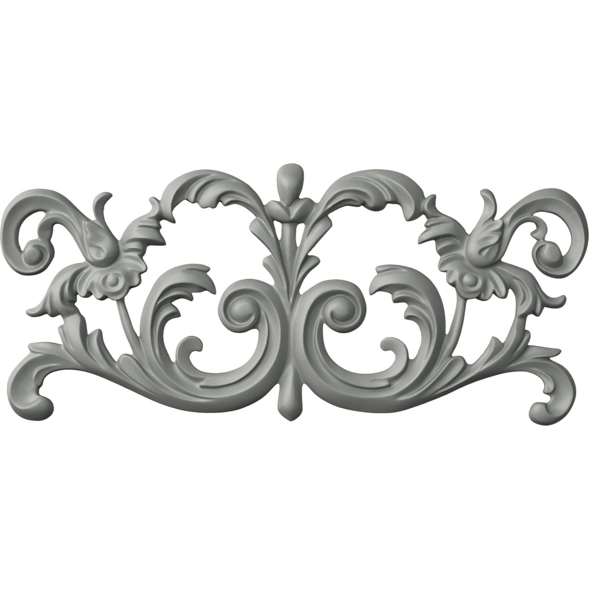 Ashford White Polyurethane Rectangular Onlay Scroll