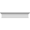 thumbnail image 1 of Ekena Millwork 166" Bottom Width x 169 1/8" Top Width x 6 1/8"H x 1/2"P Craftsman Crosshead, 1 of 24