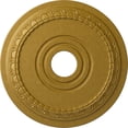 thumbnail image 1 of Ekena Millwork 17 1/2"OD x 3 5/8"ID x 1"P Munich Ceiling Medallion (Fits Canopies up to 5 5/8"), Hand-Painted Pharaohs Gold, 1 of 6