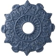 thumbnail image 1 of Ekena Millwork 17 1/2"OD x 4"ID x 1"P Preston Ceiling Medallion (Fits Canopies up to 4"), Hand-Painted Americana Crackle, 1 of 5