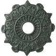 thumbnail image 1 of Ekena Millwork 17 1/2"OD x 4"ID x 1"P Preston Ceiling Medallion (Fits Canopies up to 4"), Hand-Painted Athenian Green Crackle, 1 of 5