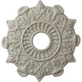 thumbnail image 1 of Ekena Millwork 17 1/2"OD x 4"ID x 1"P Preston Ceiling Medallion (Fits Canopies up to 4"), Hand-Painted Pot of Cream Crackle, 1 of 5