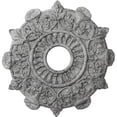 thumbnail image 1 of Ekena Millwork 17 1/2"OD x 4"ID x 1"P Preston Ceiling Medallion (Fits Canopies up to 4"), Hand-Painted Ultra Pure White Crackle, 1 of 5