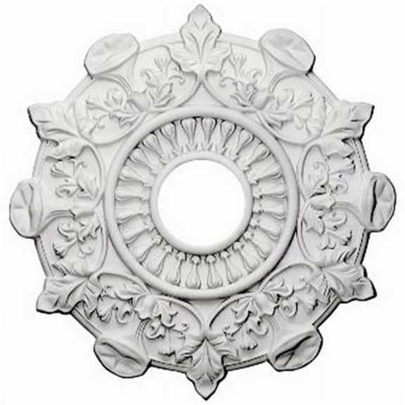 Ekena Millwork 17 1/2"OD x 4"ID x 1"P Preston Ceiling Medallion (Fits Canopies up to 4")