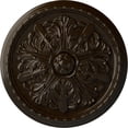 thumbnail image 1 of Ekena Millwork 17 1/8"OD x 1 1/2"P Washington Ceiling Medallion (Fits Canopies up to 2 7/8"), Hand-Painted Bronze, 1 of 6