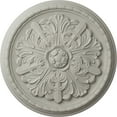 thumbnail image 1 of Ekena Millwork 17 1/8"OD x 1 1/2"P Washington Ceiling Medallion (Fits Canopies up to 2 7/8"), Hand-Painted Pot of Cream, 1 of 6