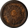 thumbnail image 1 of Ekena Millwork 17 1/8"OD x 1 1/2"P Washington Ceiling Medallion (Fits Canopies up to 2 7/8"), Hand-Painted Rust, 1 of 6