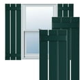 thumbnail image 1 of Ekena Millwork 17 1/8"W x 40"H True Fit PVC Three Board Spaced Board-n-Batten Shutters, Thermal Green (Per Pair - Hardware Not Included), 1 of 8