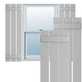thumbnail image 1 of Ekena Millwork 17 1/8"W x 48"H True Fit PVC Three Board Spaced Board-n-Batten Shutters, Primed (Per Pair - Hardware Not Included), 1 of 8