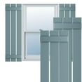 thumbnail image 1 of Ekena Millwork 17 1/8"W x 52"H True Fit PVC Three Board Spaced Board-n-Batten Shutters, Peaceful Blue (Per Pair - Hardware Not Included), 1 of 8