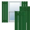 thumbnail image 1 of Ekena Millwork 17 1/8"W x 60"H True Fit PVC Three Board Spaced Board-n-Batten Shutters, Viridian Green (Per Pair - Hardware Not Included), 1 of 8
