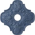thumbnail image 1 of Ekena Millwork 17 3/4"OD x 3 1/8"ID x 1"P Peralta Ceiling Medallion (Fits Canopies up to 4 5/8"), Hand-Painted Americana Crackle, 1 of 6