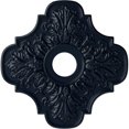 thumbnail image 1 of Ekena Millwork 17 3/4"OD x 3 1/8"ID x 1"P Peralta Ceiling Medallion (Fits Canopies up to 4 5/8"), Hand-Painted Midnight Dream, 1 of 6