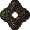 thumbnail image 1 of Ekena Millwork 17 3/4"OD x 3 1/8"ID x 1"P Peralta Ceiling Medallion (Fits Canopies up to 4 5/8"), Hand-Painted Stone Hearth, 1 of 6
