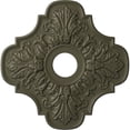 thumbnail image 1 of Ekena Millwork 17 3/4"OD x 3 1/8"ID x 1"P Peralta Ceiling Medallion (Fits Canopies up to 4 5/8"), Hand-Painted Witch Hazel, 1 of 6