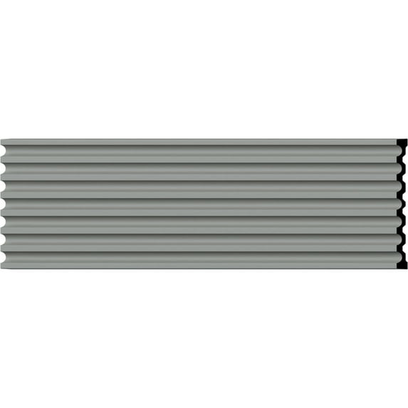 Ekena Millwork 17 3/4"W x 94 1/2"H x 1 1/2"D Reeded Casing (12-Pack)