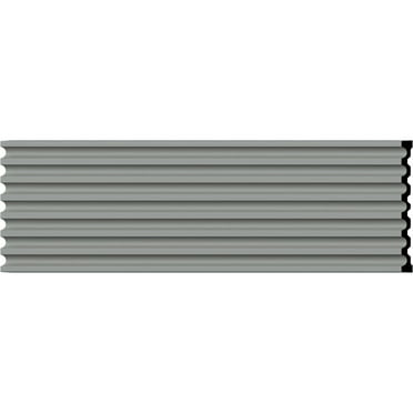 Ekena Millwork 17 3/4"W x 94 1/2"H x 1 1/2"D Reeded Casing