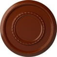 thumbnail image 1 of Ekena Millwork 17 3/8"OD x 1 1/8"P Federal Roped Large Ceiling Medallion (Fits Canopies up to 7 3/4"), Hand-Painted Firebrick, 1 of 6