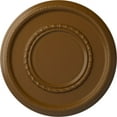 thumbnail image 1 of Ekena Millwork 17 3/8"OD x 1 1/8"P Federal Roped Large Ceiling Medallion (Fits Canopies up to 7 3/4"), Hand-Painted Smokey Topaz, 1 of 6