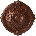 thumbnail image 1 of Ekena Millwork 17 3/8"OD x 1 3/4"P Hamilton Ceiling Medallion (Fits Canopies up to 3 3/4"), Hand-Painted Copper Penny, 1 of 6