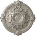 thumbnail image 1 of Ekena Millwork 17 3/8"OD x 1 3/4"P Hamilton Ceiling Medallion (Fits Canopies up to 3 3/4"), Hand-Painted Pearl White, 1 of 6