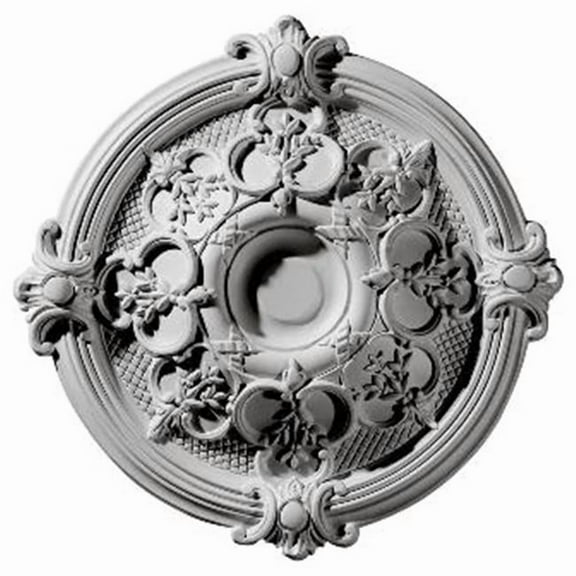 Ekena Millwork 17 3/8"OD x 1 3/4"P Hamilton Ceiling Medallion (Fits Canopies up to 3 3/4")