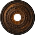 thumbnail image 1 of Ekena Millwork 17 5/8"OD X 3 5/8"ID X 1 7/8"P Orleans Ceiling Medallion (Fits Canopies up to 4 5/8"), Hand-Painted Rust, 1 of 7