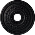 thumbnail image 1 of Ekena Millwork 17 5/8"OD X 3 5/8"ID X 1 7/8"P Orleans Ceiling Medallion (Fits Canopies up to 4 5/8"), Hand-Painted Steel Gray, 1 of 7
