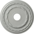 thumbnail image 1 of Ekena Millwork 17 7/8"OD x 3 5/8"ID x 1 1/4"P Dublin Ceiling Medallion (Fits Canopies up to 5 1/8"), Hand-Painted Frost, 1 of 6
