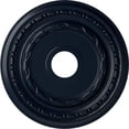 thumbnail image 1 of Ekena Millwork 17 7/8"OD x 3 5/8"ID x 1 1/4"P Dublin Ceiling Medallion (Fits Canopies up to 5 1/8"), Hand-Painted Midnight Dream, 1 of 6