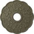 thumbnail image 1 of Ekena Millwork 17 7/8"OD x 3 7/8"ID x 1"P Terrones Butterfly Ceiling Medallion (Fits Canopies up to 3 7/8"), Hand-Painted Spartan Stone, 1 of 6