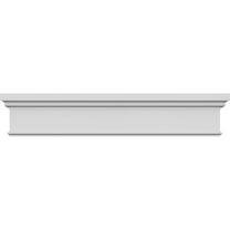 Ekena Millwork 177" Bottom Width x 182 1/4" Top Width x 13 3/4"H x 7/8"P Craftsman Crosshead