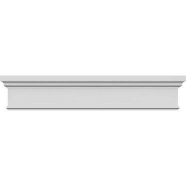 Ekena Millwork 177" Bottom Width x 182 1/4" Top Width x 13 3/4"H x 7/8"P Craftsman Crosshead