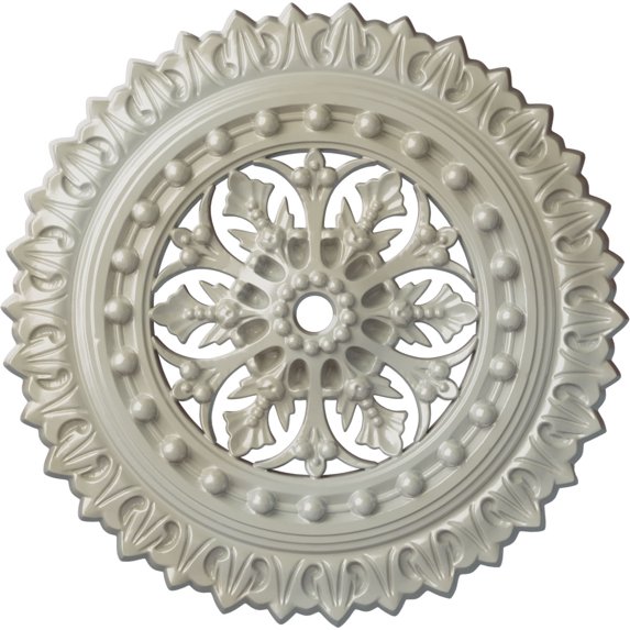 Ekena Millwork 18 1/2"OD x 7/8"ID x 1 1/2"P Sellek Ceiling Medallion (Fits Canopies up to 1 1/8"), Hand-Painted Flash Blue