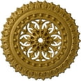 thumbnail image 1 of Ekena Millwork 18 1/2"OD x 7/8"ID x 1 1/2"P Sellek Ceiling Medallion (Fits Canopies up to 1 1/8"), Hand-Painted Pharaohs Gold, 1 of 5